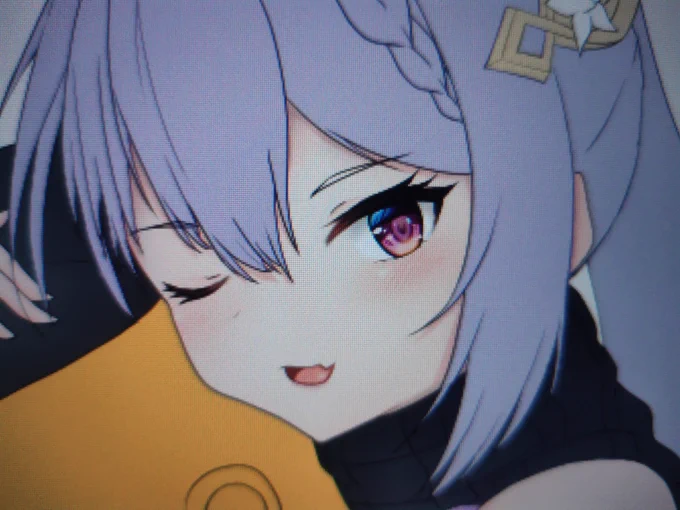 目の描き方とか肌の塗り方とか色々変えてるからめちゃくちゃ楽しいそしてコクセイチャンカワイイヤッター(((( 