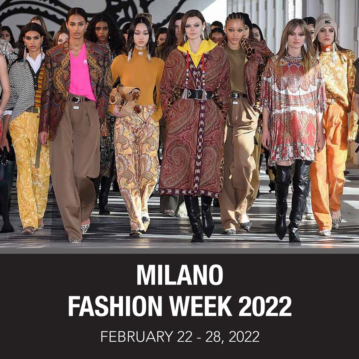 🛍️👡It is Milan Fashion Week starting today to February 28, 2022! 🛍️👡Milan is recognized worldwide as one of the most important fashion hubs. With leading fashion houses such as Prada, Miu Miu, and Fendi, the city reached an unbeatable position. Image from Where Milan 🇮🇹 👜