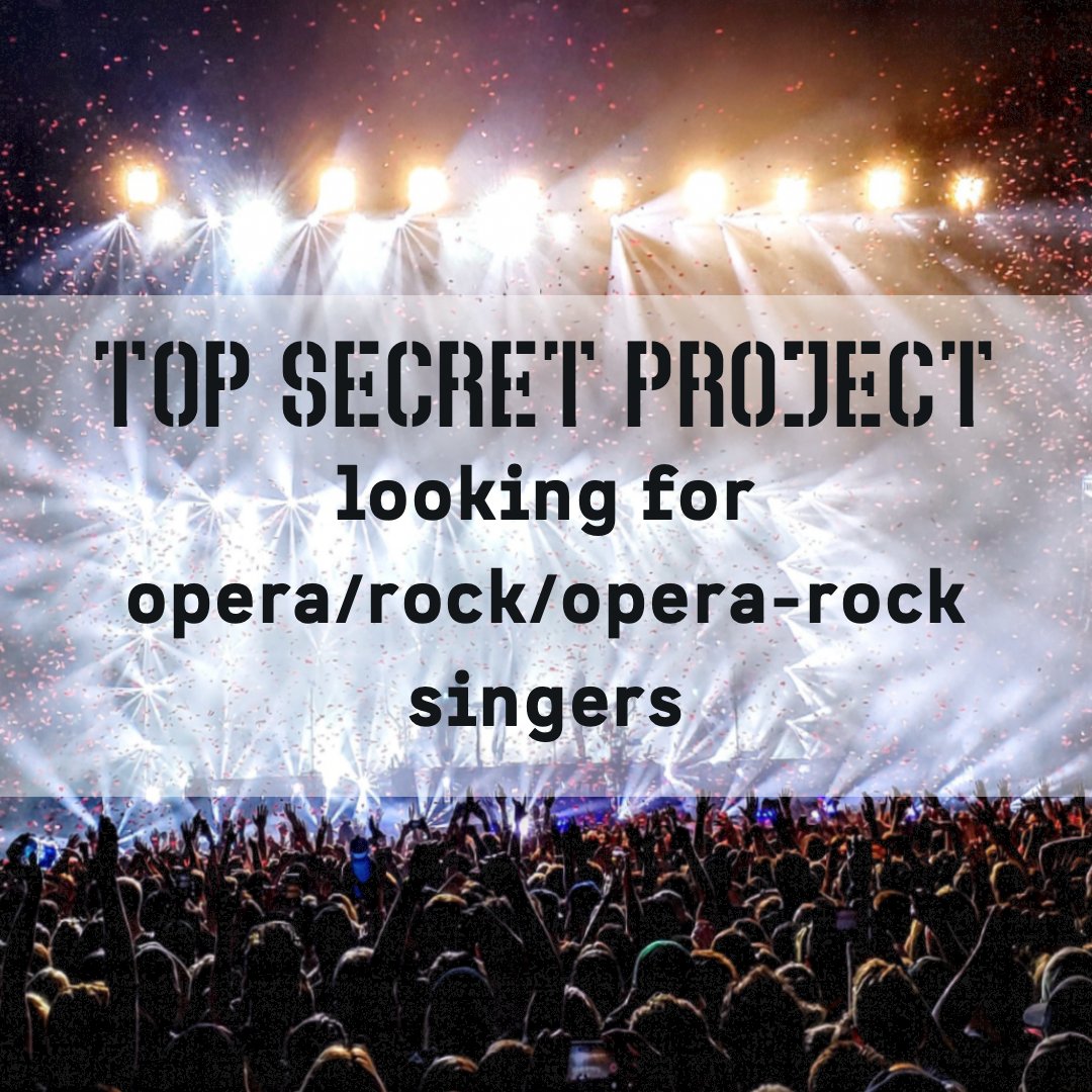 SourceElements's tweet photo. We have a fantastic job opportunity, offered to all rock/opera singer vocalists. 

If this sounds like fun to you, please reach out to us at rockopera@source-elements.com to know more details. https://t.co/FSd3aizzaD