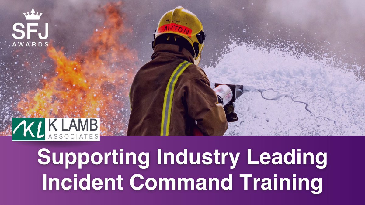 SFJAwards's tweet photo. New article alert π£π
Discover how we supported @KLambAssociates in their mission to develop industry-leading Fire Service training to meet the changing skillsβ needs of the sector!
Learn more π
https://t.co/MWPrlk5Djy
#IncidentCommand #newqualifications https://t.co/1mbOh5G4wV