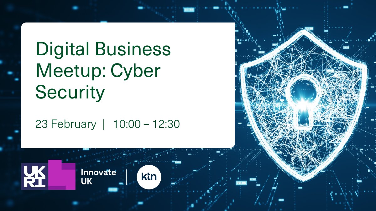 IUK_Digi_Create's tweet photo. ⌛ | Last chance to sign up!
Our monthly #DigiMeetUp webinars are a great way for digital SMEs to hear more about the latest industry news & support - as well as network. The theme for tomorrow's event is cyber security...
Register: https://t.co/u0ToeYAl5c https://t.co/8DQMfbkaxQ