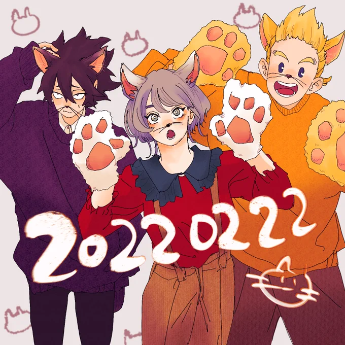 猫の日ビッグ3🐈🐈‍⬛🐈 