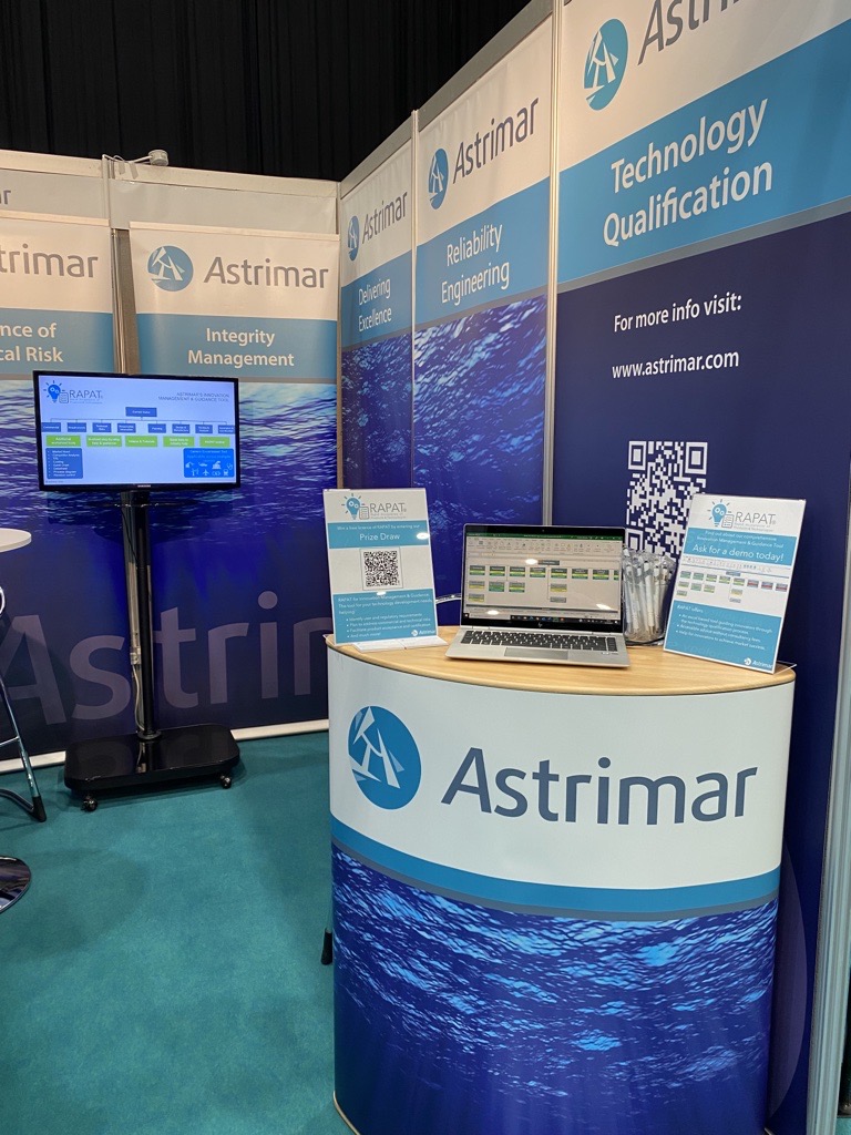 astrimar_team's tweet photo. We are settled in & excited to be here! #SubseaExpo @GUH_News. Come visit us at Stand 133 where @astrimar_team are waiting to say hello & chat. Having just launched the full commercial version of our #RAPATtool, come & get a demo! #oceansofopportunity #network #conference #visit https://t.co/LRGfn8BBYb