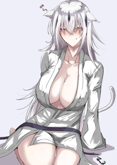 猫の日なので前に描いたお虎さんに耳としっぽ加筆して再掲します
#FGO 