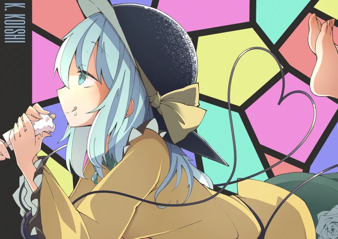 こいしちゃん(背景透過なしjpeg) 