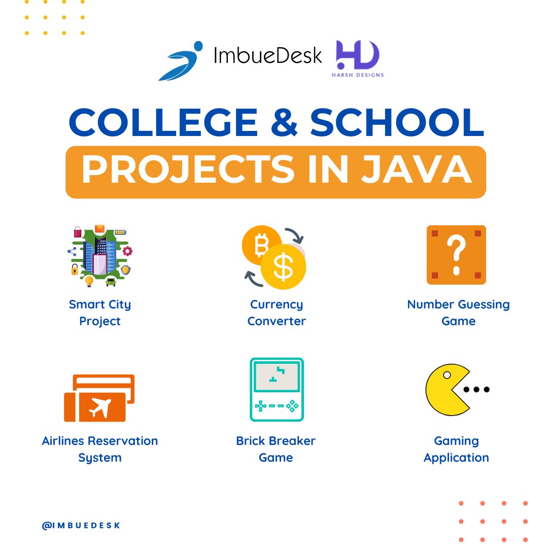 ImbueDesk's tweet photo. College &amp; School Projects in Java
https://t.co/bXcvPq08EW
https://t.co/mucfJy9z79
#imbuedesk #harshdesigns #technology #flutter #Python #Java #javascript #webdevelopment #javaprogramming #wordpresswebsite #dataScientist #MachineLearning #AI https://t.co/HV9oxX7VjP