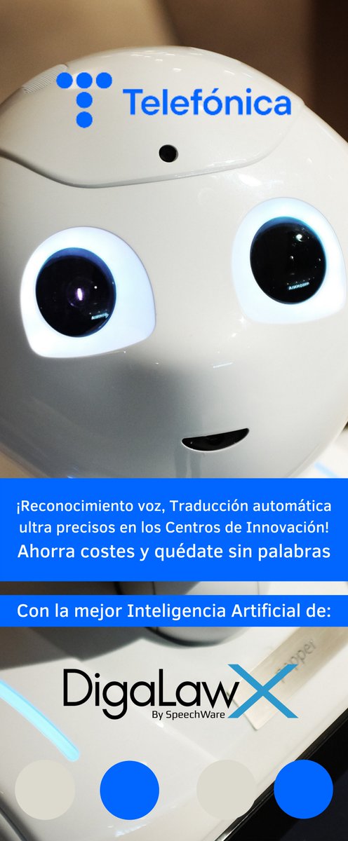 DigaLaw's tweet photo. @DigaLaw X ya está en los Centros de Innovación de @Telefonica
Disfruta ya de una licencia pro bono asistiendo a la Demo on line de este jueves 24/02 a las 16h
 
Inscríbete mientras queden plazas en:
https://t.co/hjkTMivHbg

¡Te quedarás sin palabras, sin teclado y sin ratón! https://t.co/yeVkfF6J7X