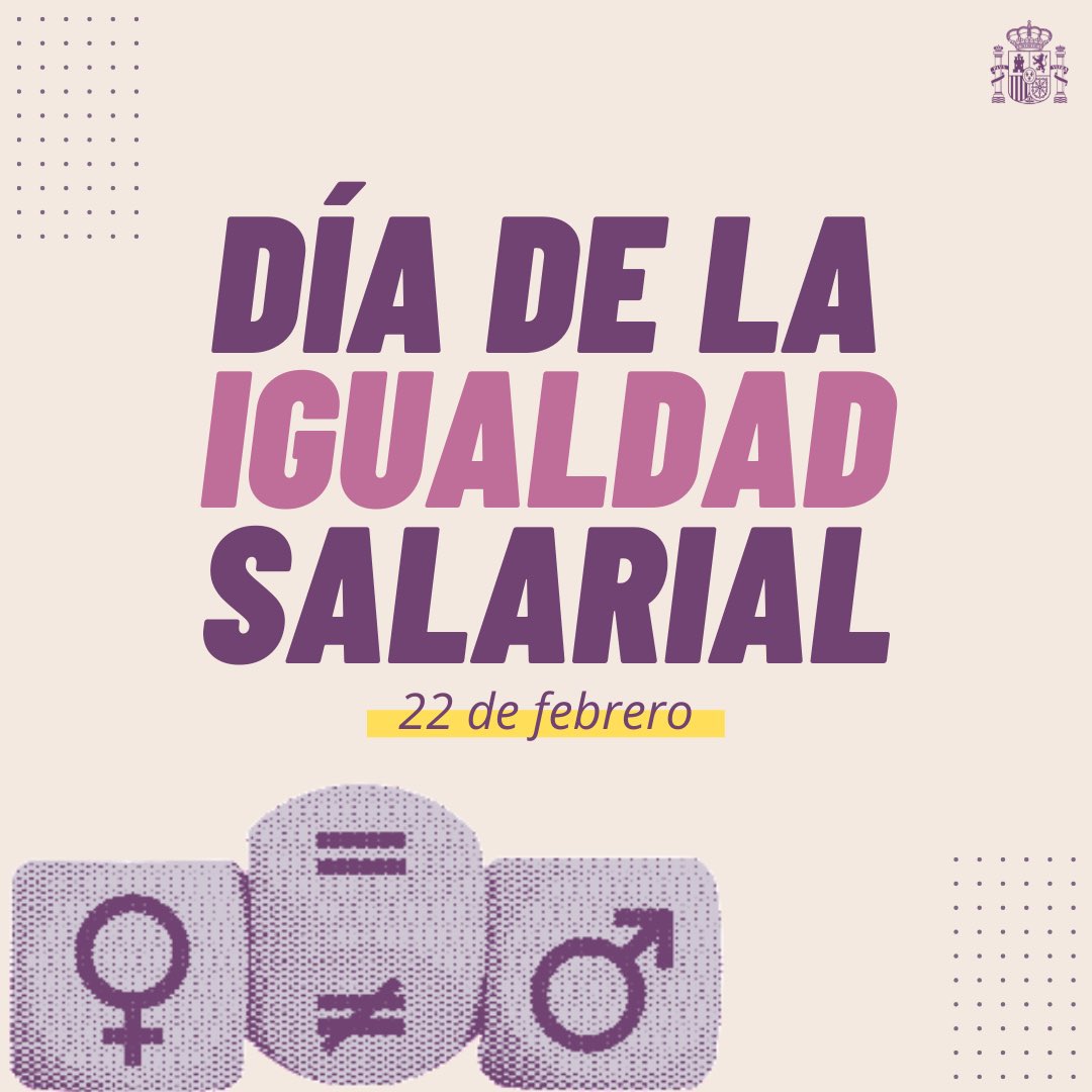 La brecha salarial sigue siendo una realidad. En España las mujeres ganan de media 5.252,36 € menos al año que los hombres. Toca seguir luchando por un mundo en igualdad.
 #IgualdadSalarial