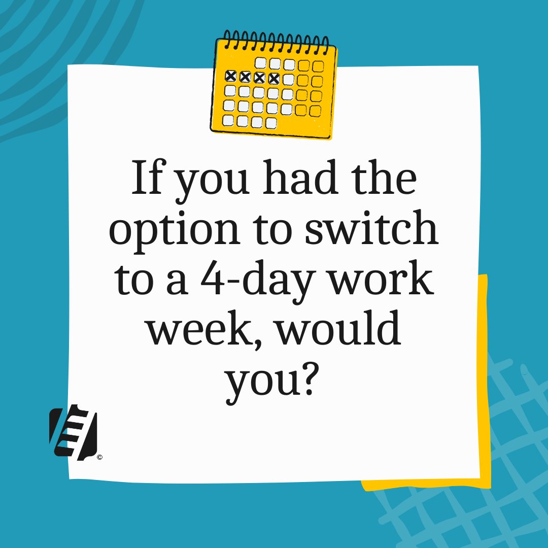 A 4 day work week may seem like a radical idea and is a relatively new concept but a number of companies worldwide have pulled off a four-day workweek.

So if your company gives you an option for one is it something you are willing to try?🤷‍♂️

 #CareerTips #Careerquestion