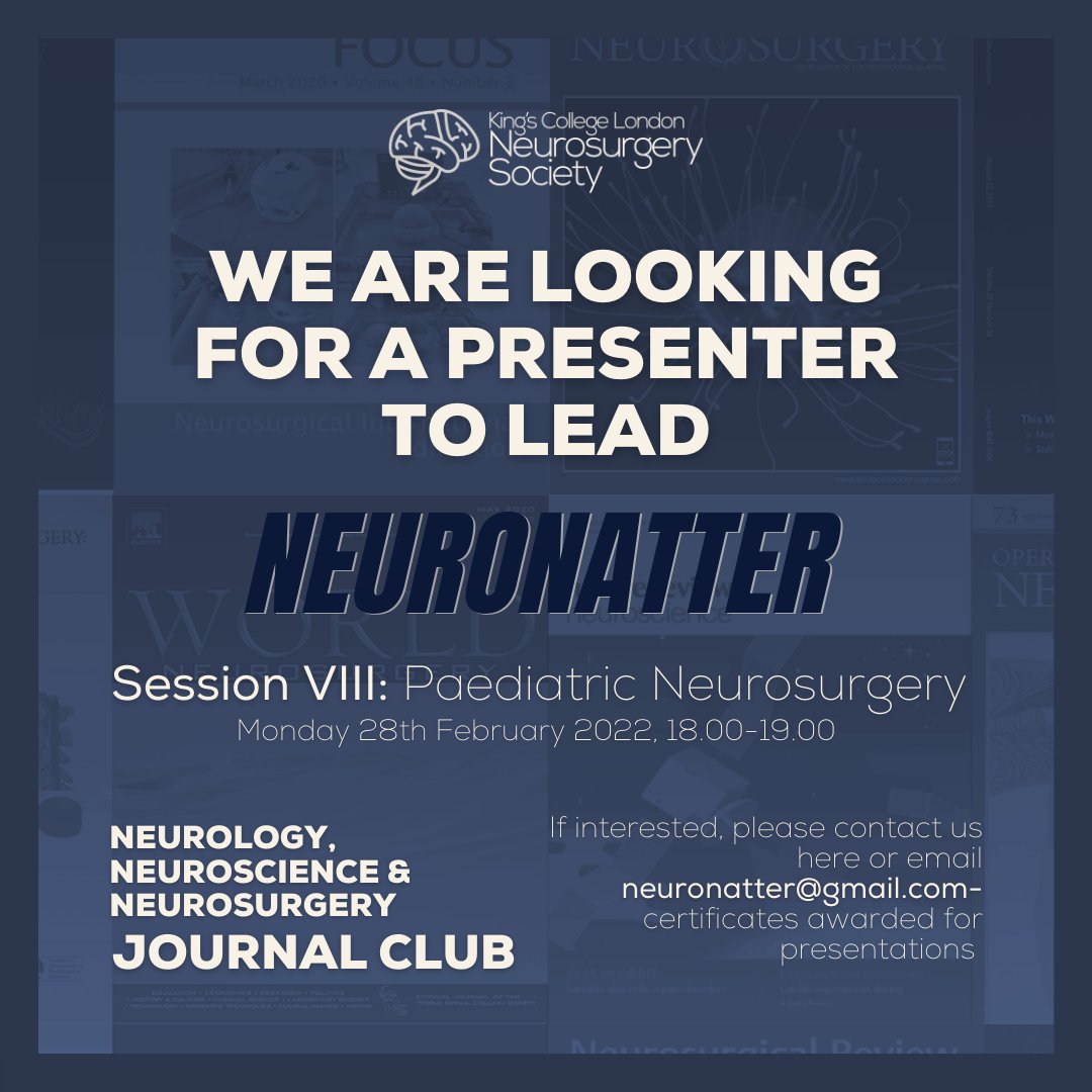 KCLneurosurgery tweet picture