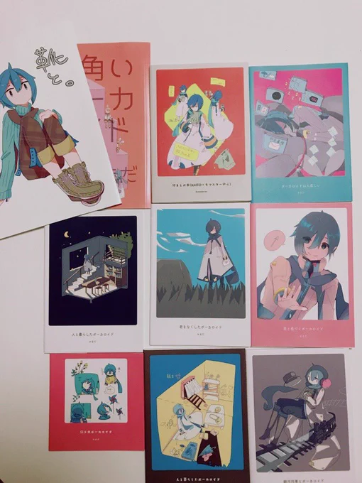 sarahさんで作ったイラスト本たちです。他にも何冊かあります。どれも一冊ずつ大切な思い出です!本当にありがとうございました…!✨✨🙏😭 