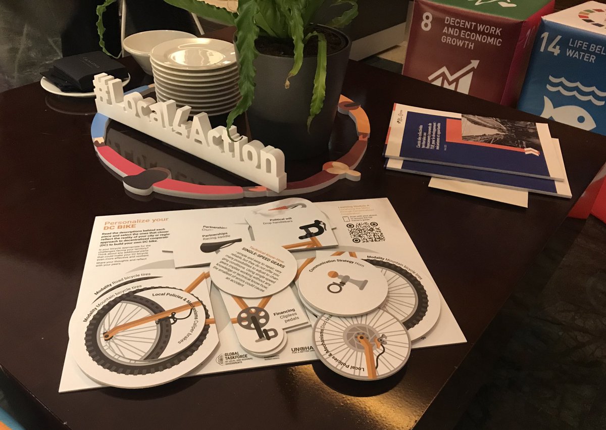 UCLGLearning's tweet photo. ☕️ Coffee break time!

🎲 Have you checked out the interactive learning games on #SDGs, Decentralized Cooperation 🚲, #NaturedBasedSolutions 🌳 and resilience at our #Local4Action networking hub? #UCLGMeets #LearningWithUCLG

📚Discover more at https://t.co/epWV2tkGW8 https://t.co/vhIOFnFSXx