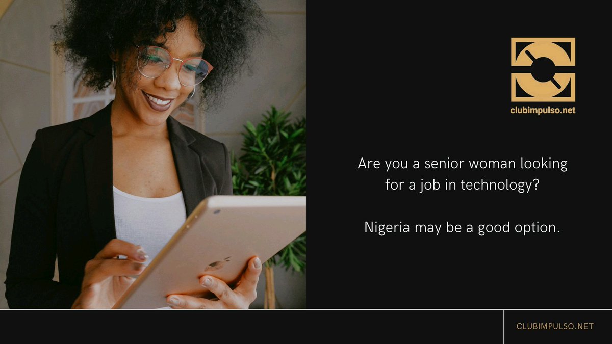 fundacioncd's tweet photo. Are you a #SeniorWoman looking for a job in technology? Nigeria may be a good option! https://t.co/4EEjVr6UM2 https://t.co/LfXV5J6K7V