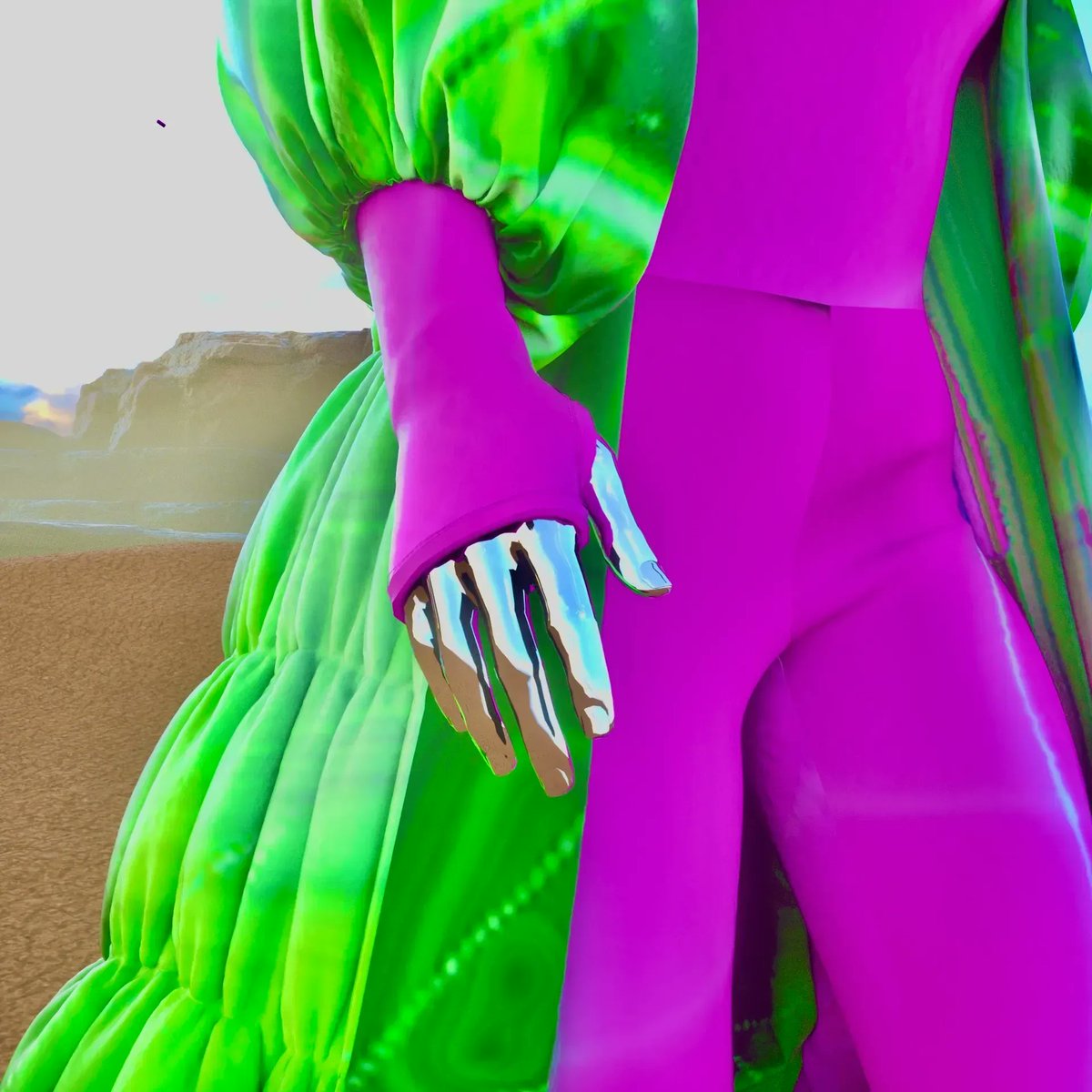 🚨 Dropping for 0.5 ETH on FOUNDATION.APP  🚨 

<a href="/VohraSidharth/">Sidharth Vohra</a> 3D artist with <a href="/marguixastudio/">MAR GUIXA STUDIO</a> #digitalfashion #NFTCommunity for @withFND