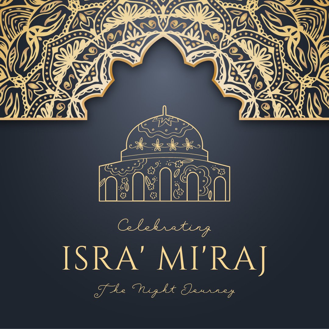FlorinPanthers's tweet photo. Isra' Mi'raj Mubarak to all the Muslims. Isra' Mi'raj is believed to be a night journey taken by Prophet Muhammad from Makkah to Heaven.

Thank you Inshrah A. for this post. https://t.co/q05AfV6eGA