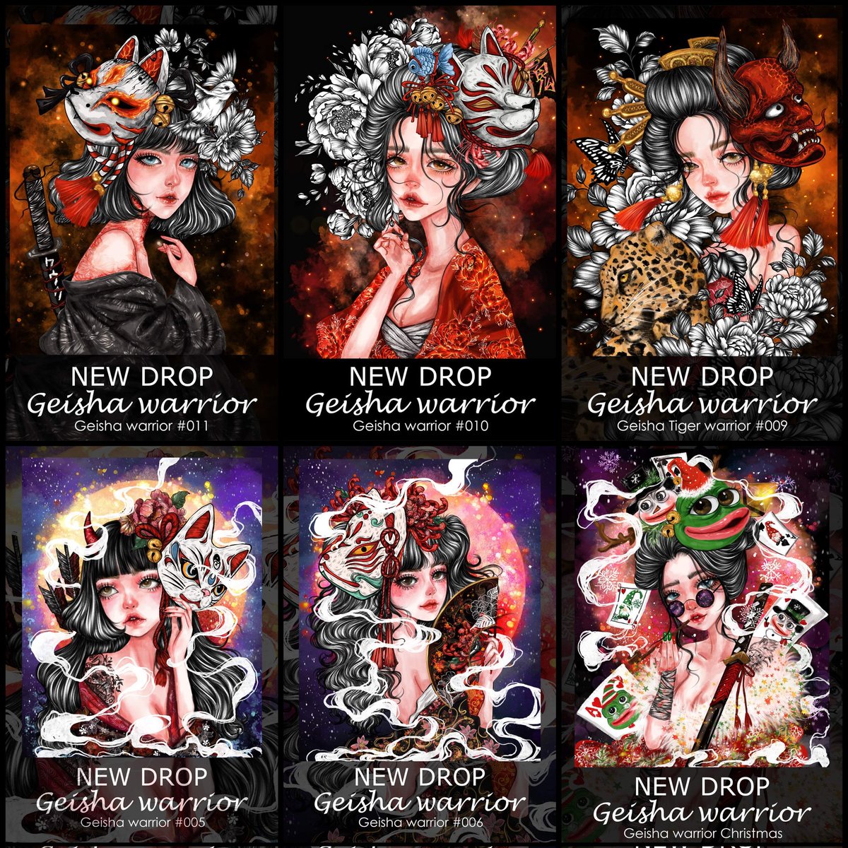 👺💄New Drop👺
😈Geisha warrior collection.⚔️

Please check out my work at

opensea.io/collection/gei…

#Geisha #Warriors
#tiger #NFT  #NFTcollector #NFTcollection #Anime  #Flowers #NFTJapan #NFTThai #animegirl #AnimeNFT #NFTartist
 #OpenSea #OpenSeaNFT