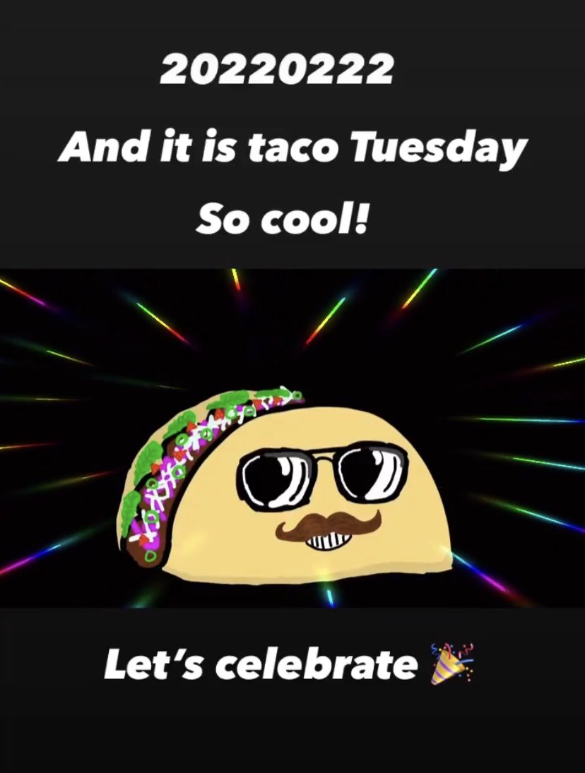 What a special day !Dont forget our taco Tuesday deal (In store orders only )#tacos #asiantacos #sulawok #20220222#tacotuesday