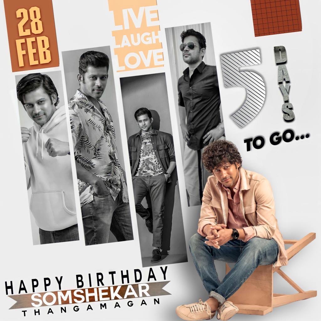 somshekarfandom's tweet photo. 5 more days to go for our Thangamagan’s Day! It’s time to celebrate our King 🦍✨

Miles apart but always close to our heart. 
Advance Birthday Wishes Champ @somtheapeman 😍♥️

#HBDSom #ThangamaganSom

Credits: @SomShek96687867 https://t.co/68Qwy0oHkt
