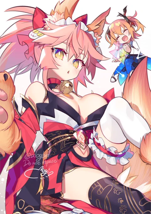 キャットとぐだモン #猫の日 #FGO 