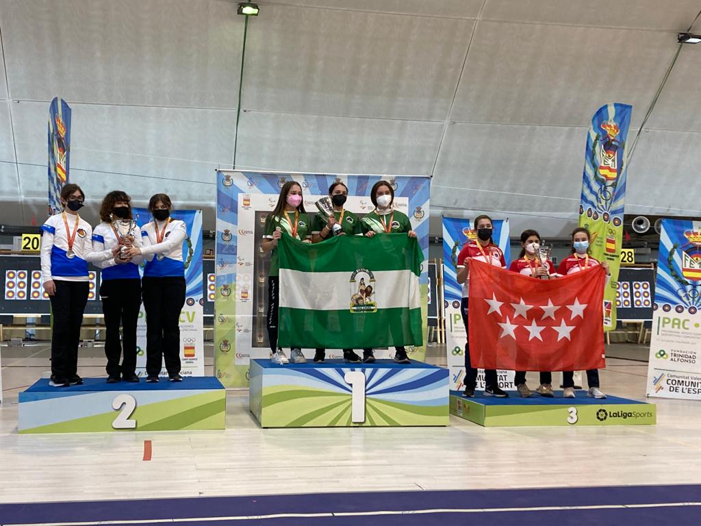 CAdeLeganes's tweet photo. Nuestro club vuelve del Campeonato de España de arco compuesto y recurvo junior, cadete y menores con
4 MEDALLAS:
🥇2 Oro
🥈1 Plata
🥉1 Bronce
Y un RECORD de España 🎯
Grandes nuestr@s jóvenes arquer@s 👏👏👏
ENHORABUENA!
#deporteleganes #FMTA https://t.co/xeKI1vPzFs