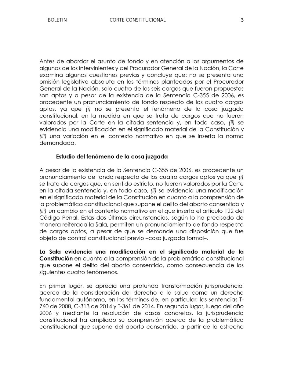 CConstitucional's tweet photo. #LaCorteInforma | Comunicado Oficial Sentencia C-055 de 2022 👉🏽

- Norma acusada: LEY 599 DE 2000 (art. 122).
ABORTO. Descripción típica de este delito. 

- Ponentes: Antonio José Lizarazo Ocampo y Alberto Rojas Ríos.

- Conjuez: Dr. Julio Andrés Ossa Santamaría. https://t.co/mEWTMme448