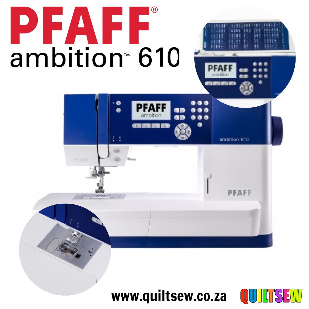 QuiltsewGauteng's tweet image. PFAFF Ambition 610 | Electronic Sewing Machine

Command your creativity with the PFAFF ambition 610 sewing machine. Durable technology and artful operation make this machine stand out from the crowd.

quiltsew.co.za/products/pfaff…

#quiltsew #sewingmachine #sewingmachinelove