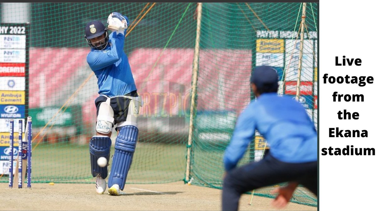 Rohit Sharma practicing in nets❤️
#INDVSSL  #Ekanacricketstadium