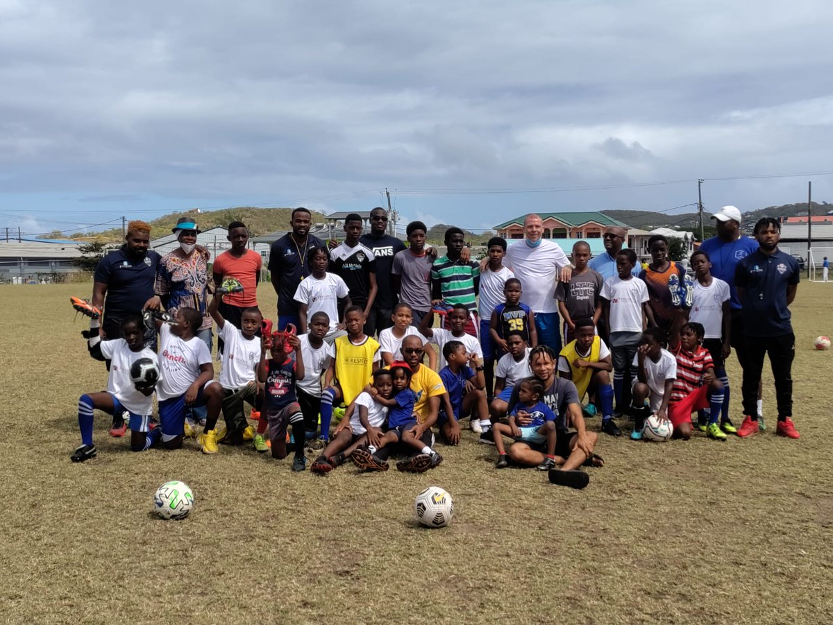 MBCyclingTM's tweet photo. Youth development &amp; sports St Lucia.Big thanks to #WorldyWise for supplying 24pairs of recycled football boots gratefully recieved by 2 teams on the island. All part of a mentoring programme where we are working with teams to help with youth career development. @itrustassure https://t.co/0VI55rbhi0