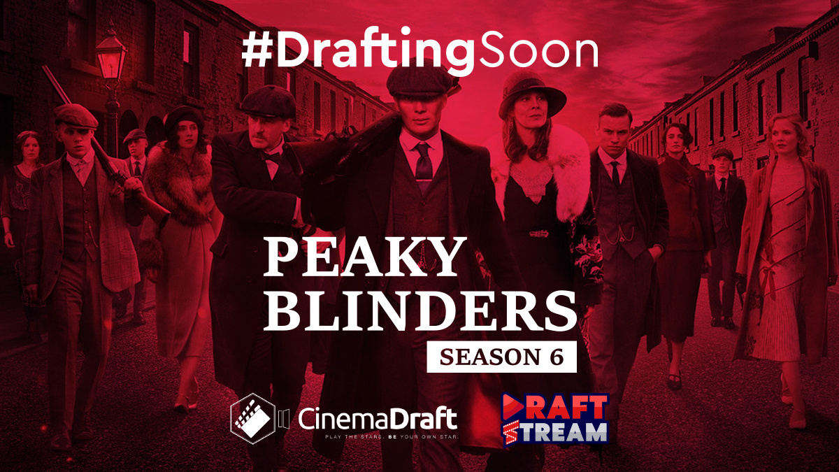 PlayCinemaDraft's tweet photo. PEAKY BLINDERS returns for its final season, starring Cillian Murphy. Play the stars. BE your own star. #DraftingSoon #DFS #movies #actors #gaming #DeFi #GameFi #ForPolly https://t.co/ZSG2I9miSz