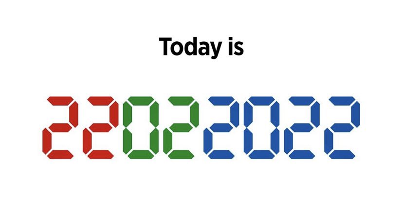 dan_lamberti's tweet photo. Today's date is both a #palindrome and an #ambigram. 

If you remove the slash and read the number 22/02/2022 it can be read the same way backward and forward making it a palindrome. It is an ambigram as well because it is the same upside down. #manifest #manifestation https://t.co/KYCIjEYnki