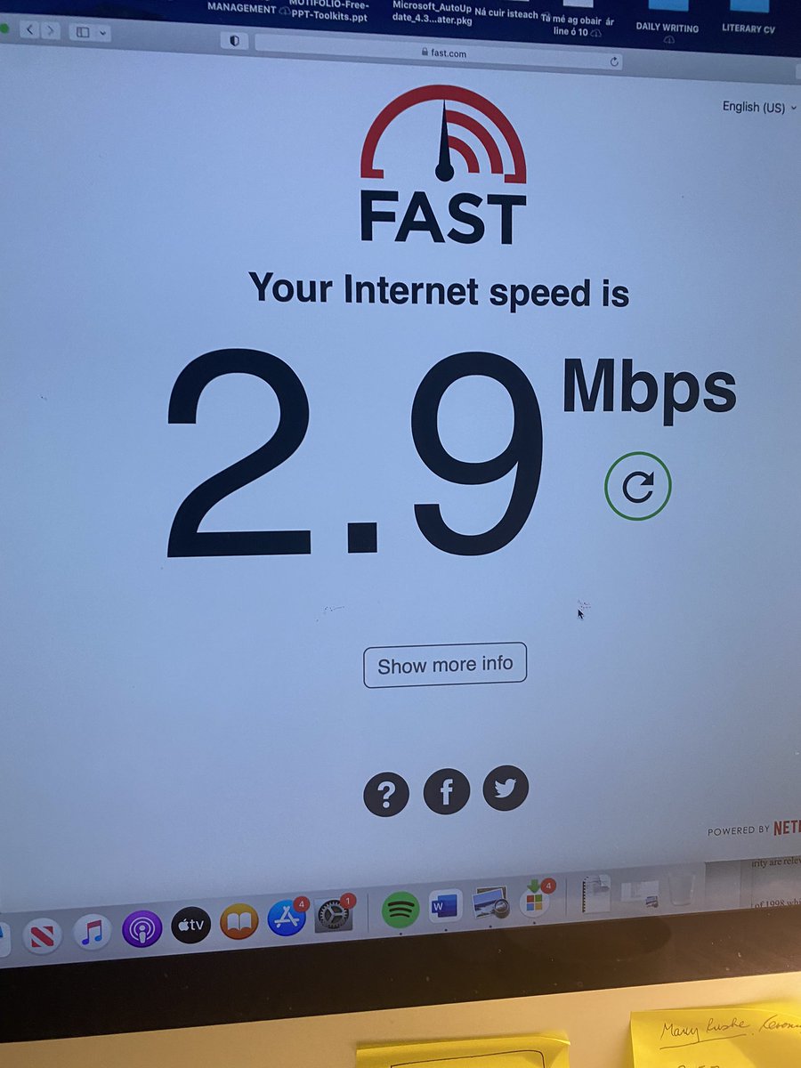 MBreenSmyth1's tweet image. Hey, @btcomplainer @bts_bighit got BT Halo installed yesterday to sort out internet speed in my office. This is where I am today. #NotFast