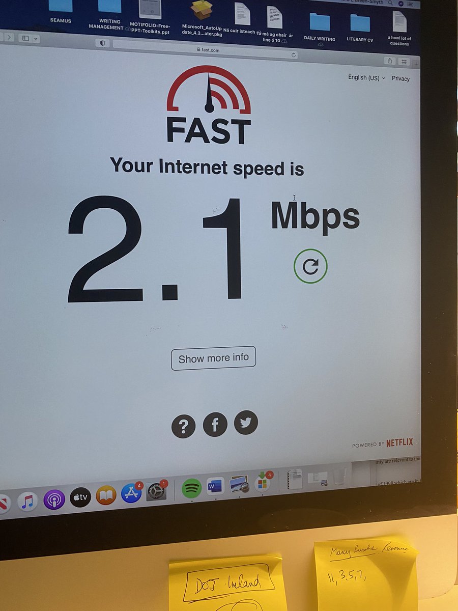 MBreenSmyth1's tweet image. Hey, @btcomplainer @bts_bighit got BT Halo installed yesterday to sort out internet speed in my office. This is where I am today. #NotFast