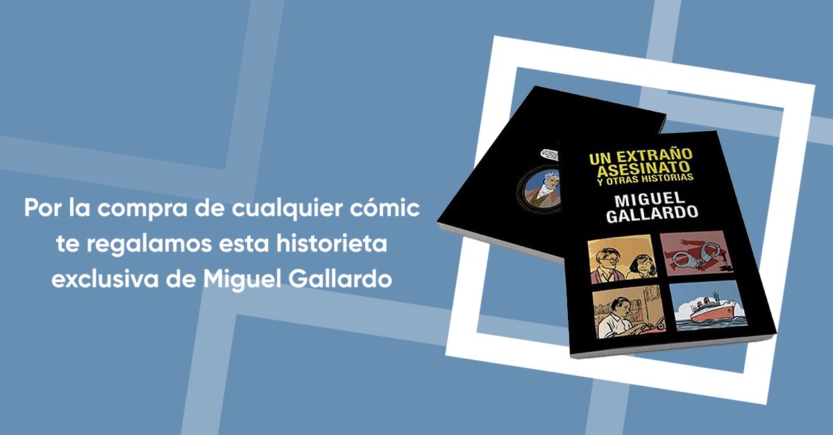 Nos ha dejado Miguel Gallardo, pero su obra vivirá por siempre.

Regalamos esta historieta exclusiva que realizó para nosotros, basándose en dos relatos de Patricia Highsmith, Un extraño asesinato y otras historias, por la compra de cualquier cómic.

👉fnac.es/s339/Comics