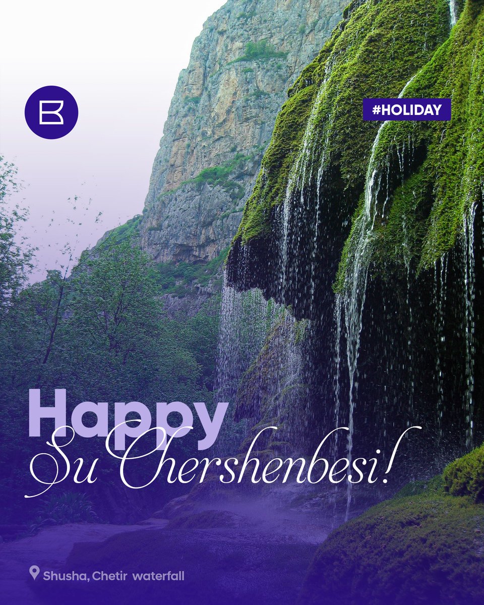 QarabaghAZE's tweet photo. Today is celebrating the first Tuesday of Novruz in Azerbaijan - "Su chershenbesi". According to ancient beliefs, "Su chershenbesi" is considered a day of water worship. On the first Tuesday of Novruz water is renewed, standing water comes into motion. 

Happy Holiday! https://t.co/rVsOEkqaRP