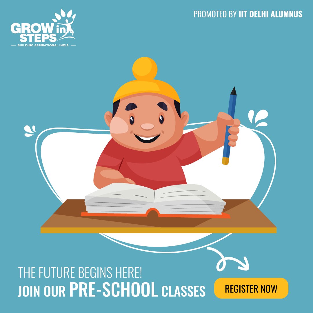 GrowinnSteps's tweet photo. Engage your child with the best pre-school learning programs. 🤩
Visit https://t.co/8CS9R6rQzE for more details. 

#educational #edutwitter #preschool #montessori #growinnsteps https://t.co/AQlPkLBynt