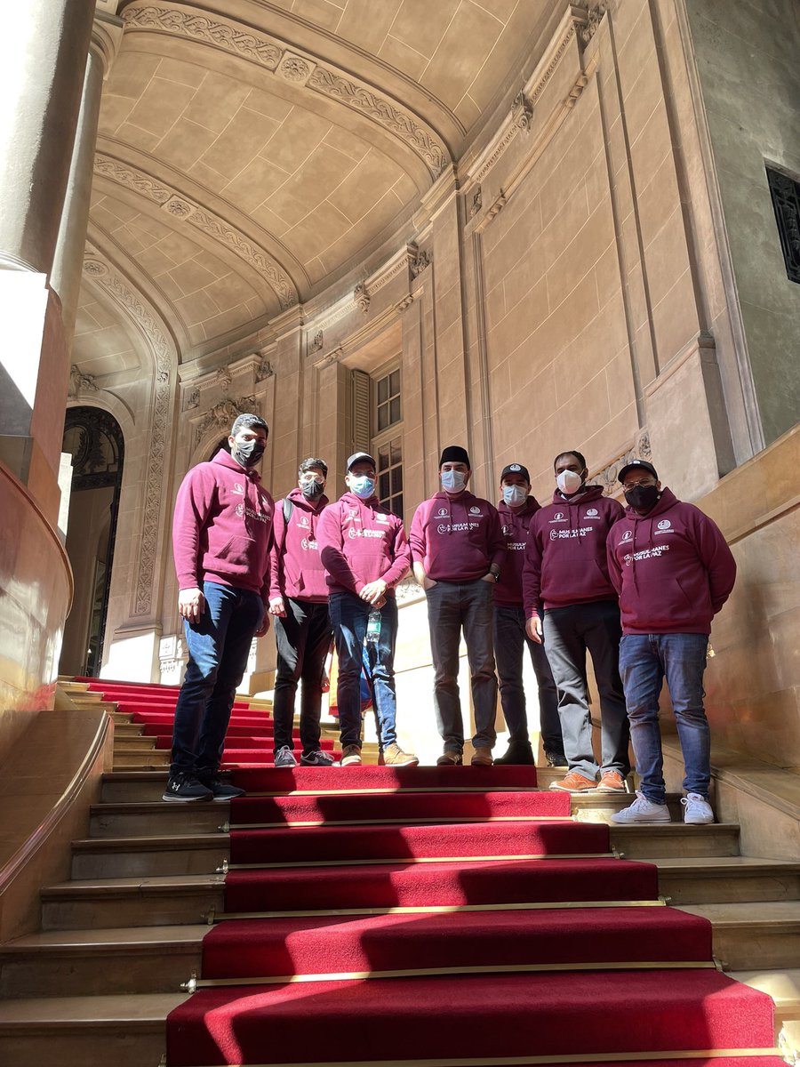 amyaoutreachuk's tweet photo. @UKMuslimYouth Waqf e Aarzi Tabligh team had a great pleasure to visit and be part of a great initiative for interfaith dialogue at San Martin Palace for the Ministry of Foreign Affairs. 
#MusulmanesPorLaPaz #OurPledge https://t.co/Yj1NPcGSi7