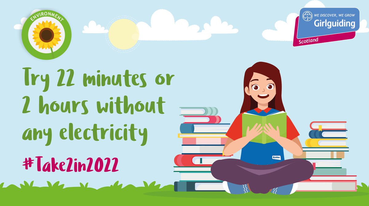 GirlguidingScot's tweet photo. 🌳Don’t forget to make your own #Take2in2022 pledge to protect the planet this #WorldThinkingDay! Will you…

🌻Plant 2 or 22 flowers, veggies, seeds or trees
♻️Pick up 22 pieces of litter, or pick up 22 bags of litter with a group!
💡Try 22 minutes or 2 hours with no electricity https://t.co/elRVifCduw