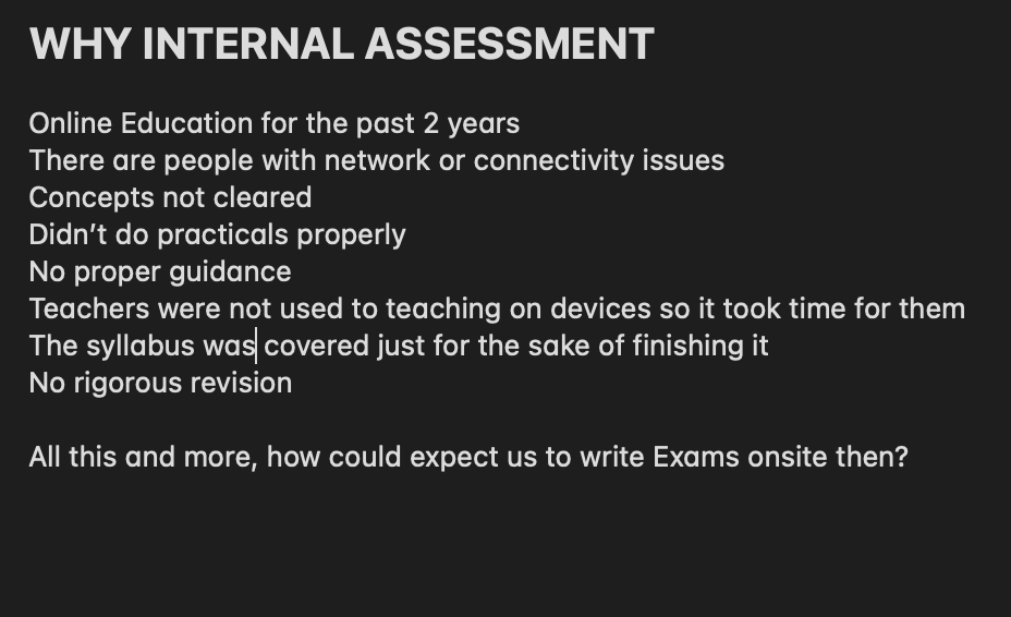 RajendraThampy's tweet photo. #ModijiHelpBoardStudents2022

Dear Modiji,

Pls listen we want Internal Assessment For All 2022 https://t.co/LfQv2Y5ycq