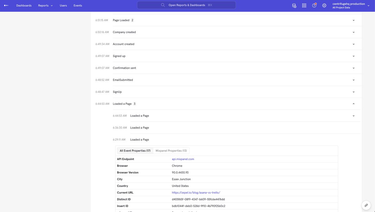 svikashk's tweet photo. Some time back I had built a "single view of the customer" by combining anonymised website data with product & marketing data points w @segment and @mixpanel.
This was insightful for us because it allowed us to visualize our customer's entire journey.
#markops #data https://t.co/JJpys6X5PS