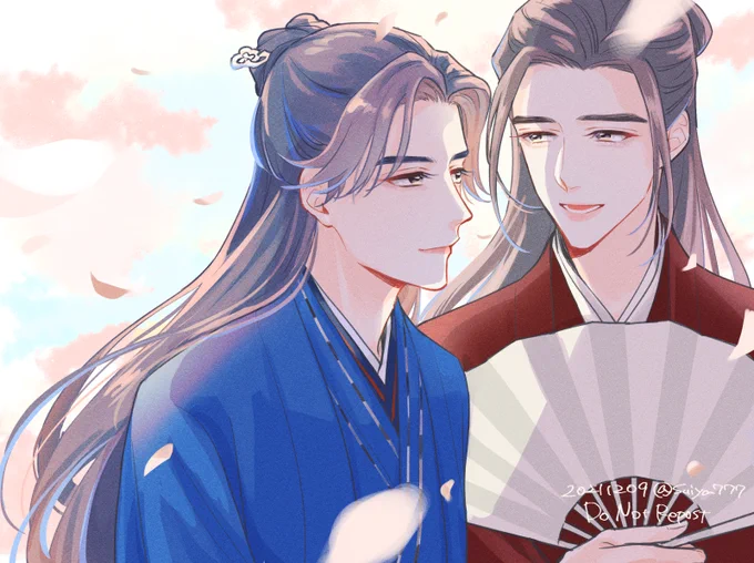 山河令1周年おめでとう～💐新しいのは用意できなかったので再放送で🙇‍♀️ 