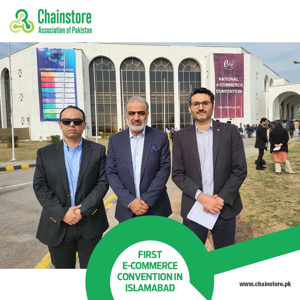 chainstorePk's tweet photo. CAP attended Pak's first ECommerce Convention in Islamabad on 21-2-22, headed by Rana Tariq Mehboob, Chairman CAP alongwith Asfandyar Farrukh (Sr. Vice Chairman) &amp; Wasif Butt (Vice Chairman).

#eCommerceforeveryone
#NeCC2022
#etijarat
#eCommerceConvention
#enablingeCommerce https://t.co/2Vw5J2p23M
