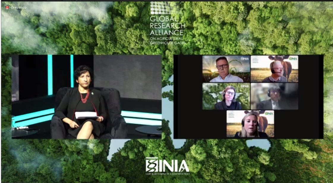 Subdirectora Nacional de I+D+i <a href="/Marta_Alfaro_V/">Marta Alfaro</a> , liderando la 11va Reunión Anual de <a href="/GRA_GHG/">GRA</a> bajo la presidencia de #Chile 🇨🇱