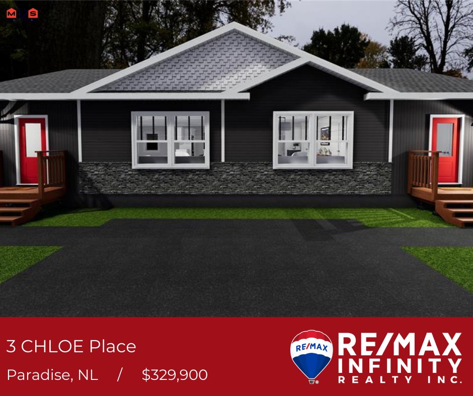 REMAXInfinityNL's tweet photo. 🔶REDUCED ENERGY COSTS!🔶

3 CHLOE Pl, Paradise, NL
MLS®1241250
🛌2 Bed🛁1 Bath🔨1,924SF
Offered at $329,900
See details🔍https://t.co/ZZMAOhp2SK

Contact Cheryl Tilley
📱 709-689-0043
📩ctilley@infinitynl.ca
🌐https://t.co/9gZAZ2wOCF

#InfinityNL @townofparadise @jimburtonnl https://t.co/AopU2eM0Xm