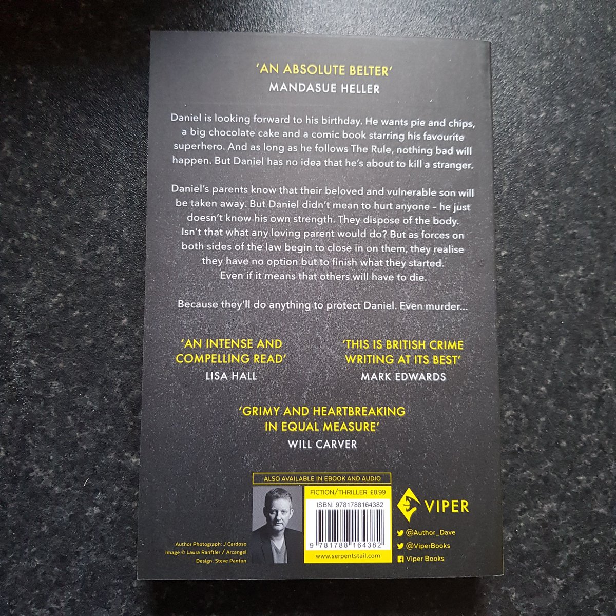 karendennise's tweet photo. ⭐️PAPERBACK GIVEAWAY ⭐️

Published just last Thursday, those kind folk at @ViperBooks have given me a paperback copy of #TheRule by @Author_Dave  to #giveaway 

To enter, (sorry UK only) 
📚Follow me and RT
📚Reply below with #TheRule

Giveaway ends 6pm Thursday 24 February 2022 https://t.co/wPQb5DG7nZ