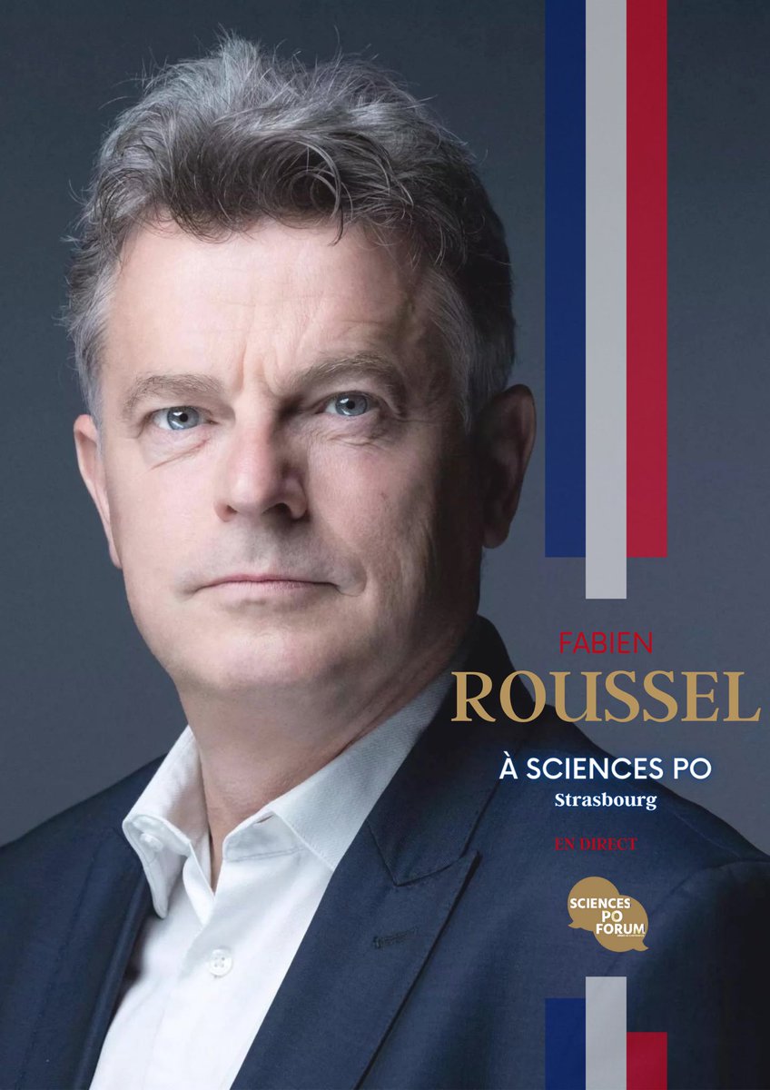 ScPoForum's tweet image. 🇫🇷 -Rendez-vous ce soir à 18h dans l’amphi A de @ScPo_Strasbourg pour un échange avec @Fabien_Roussel le candidat @PCF @PCF_67 à la Présidence de la République-