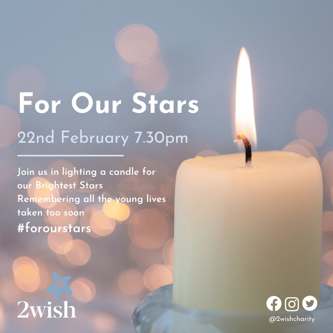 air_ambulance's tweet photo. Tonight we'll be supporting @2wishcharity,  who help families that have suddenly lost a child or young person.

Our crews attend Wales' most critically injured patients, and despite their best efforts, sadly, not everyone survives.

Light a candle this evening #forourstars https://t.co/zkDfzG8vTb