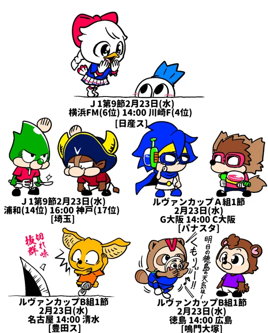#今節の個人的注目カード 2022/02/23
#Jleague 