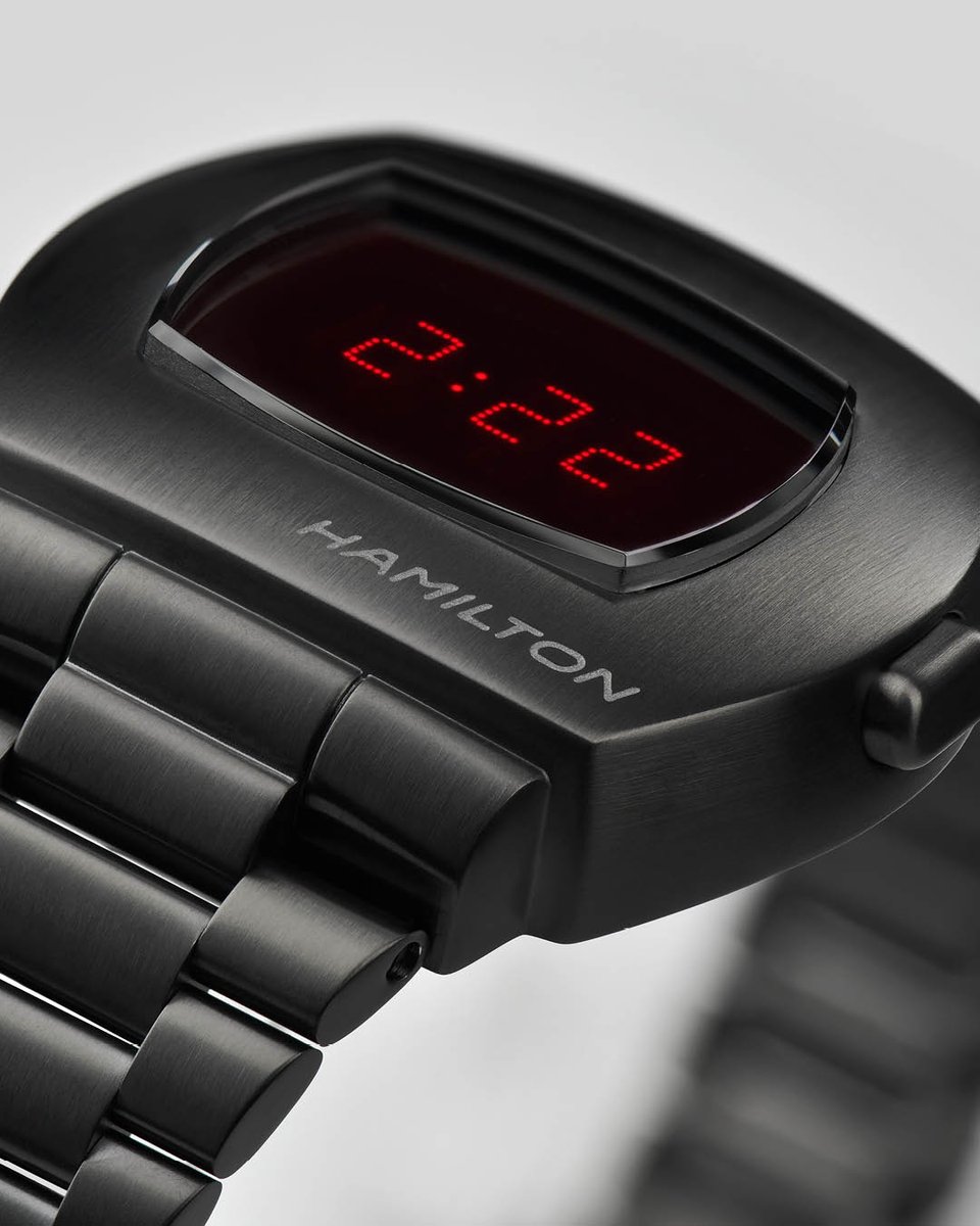 hamiltonwatch's tweet photo. Forward or backward, the PSR Digital Quartz is too cool for just you. Need a clue? Get two! https://t.co/GuUO4tgDCB #hamiltonwatch #hamiltonPSR (Ref. H52404130) https://t.co/SWu1EJ6BNG