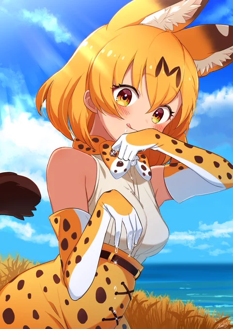 間に合わなかったのでサーバルちゃん再掲
#ねこの日 #けものフレンズ 