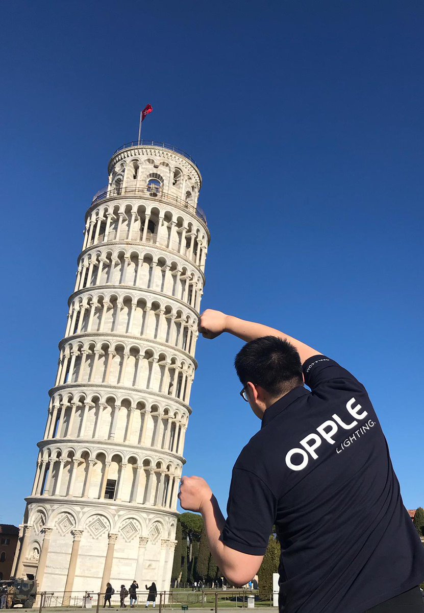 OPPLERS have no limits 💥 They are always capturing the best angles of the top monuments around the globe, just like our Product Manager Xiaoyang Zhao with the Leaning Tower of Pisa in Italy 🌍📸

#OPPLELife